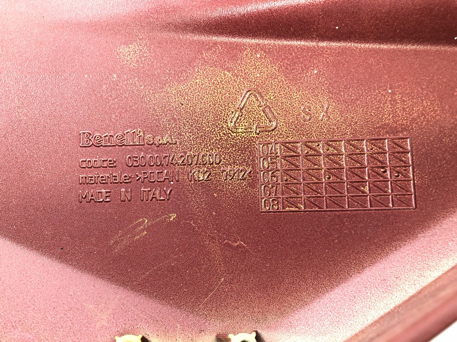 Benelli TNT 1130 [2009] - Carenagem traseira, carenagem dianteira, parte da carenagem à esquerda