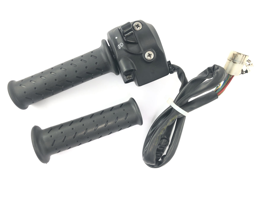Moto Guzzi Stelvio 1200 8V [2016] - Interruptor do guidão, punho do acelerador direito, luzes de advertência de perigo ABS