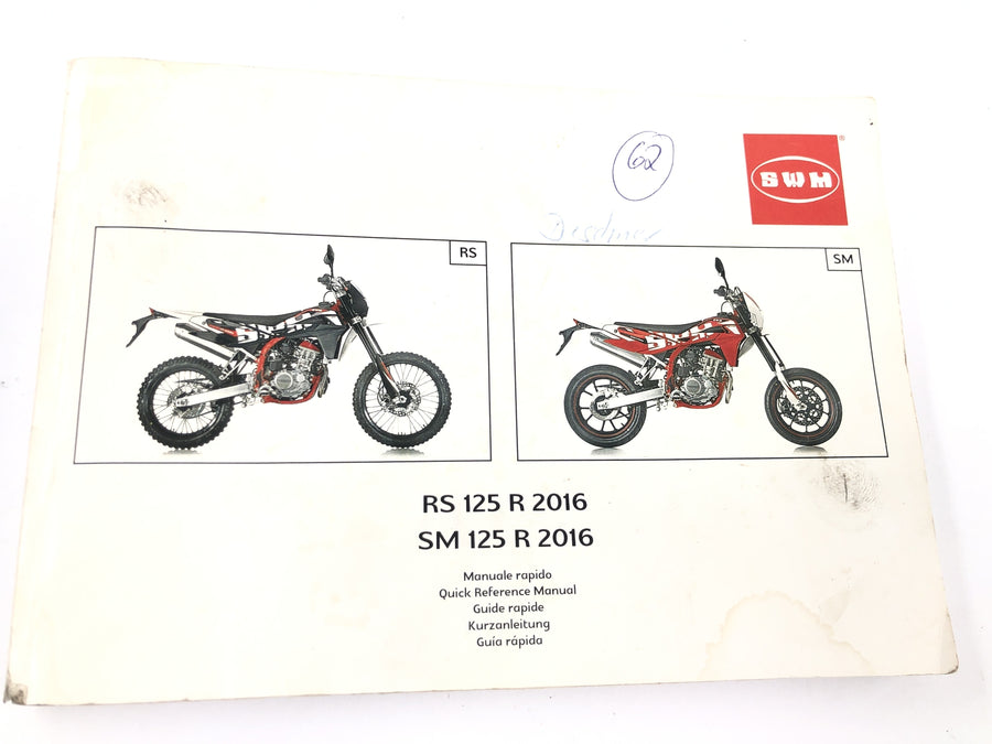 SWM SM 125 R [2018] - Manual de instruções multilíngue