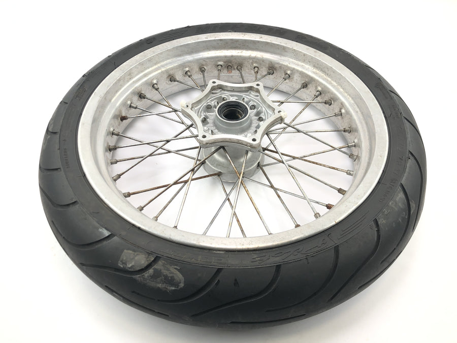 KTM 640 LC4 Prestige [2005] - roda dianteira com raios da roda 3,50 x 17"