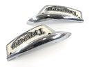 Triumph Bonneville T140V [1976] - emblema do tanque emblemas do tanque conjunto direito e esquerdo-2