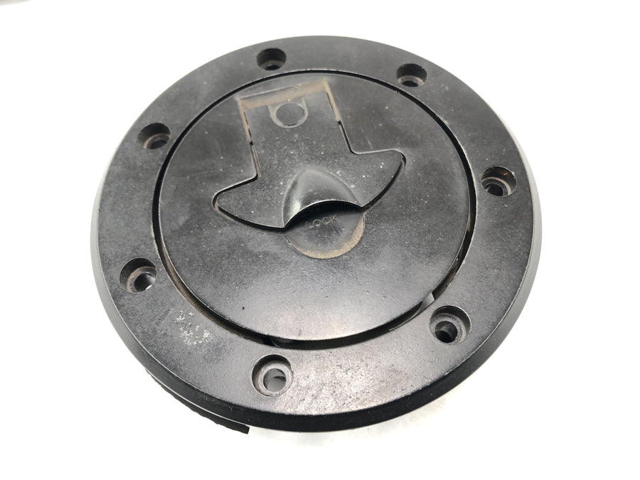 Kawasaki ZX -10 ZXT00B [1990] - Locksmith com o Fork Bridge na trava do capacete de trava de trava do tanque superior