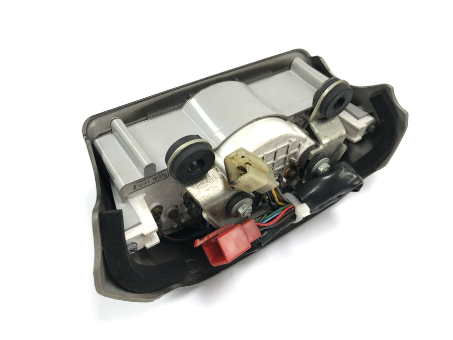 Yamaha V Max 1200 2LT [1998] - Visor do instrumento da cabine, luzes indicadoras de temperatura do tacômetro