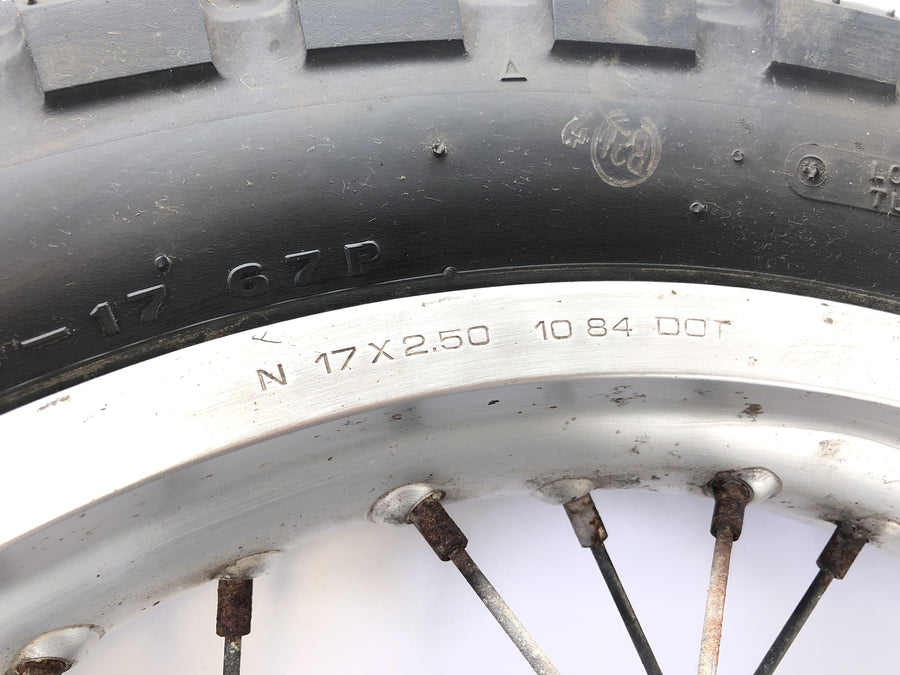 Honda XL 600 R PD03 [1985] - borda traseira na parte traseira