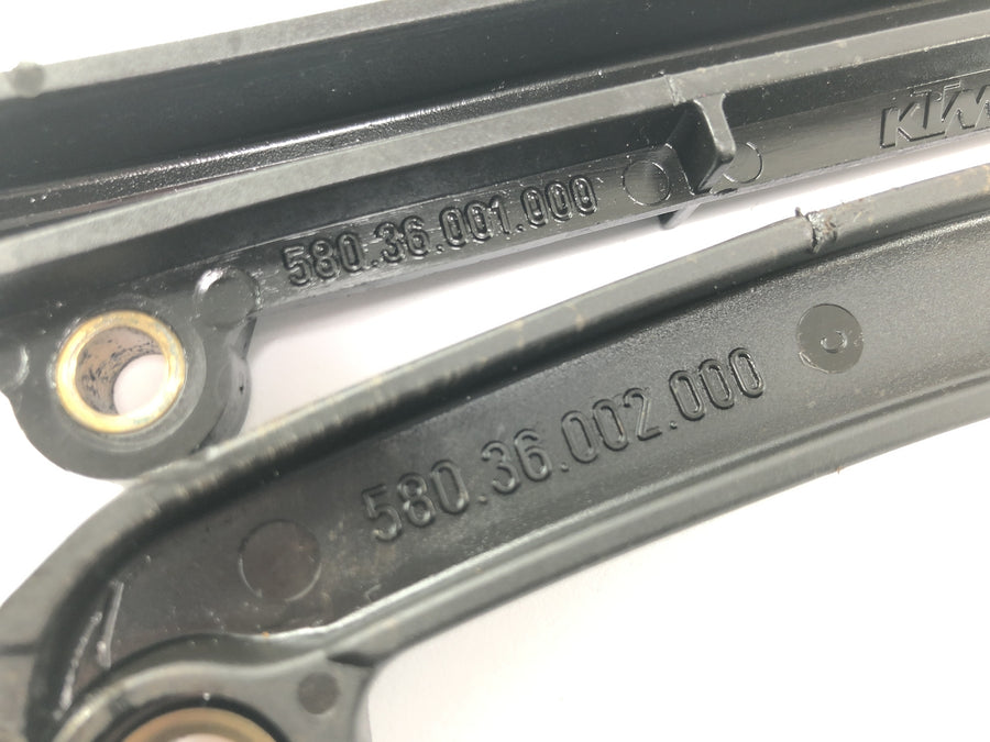 KTM 640 LC4 EGS [1999] - Guia da corrente de distribuição do trilho deslizante e do trilho tensor