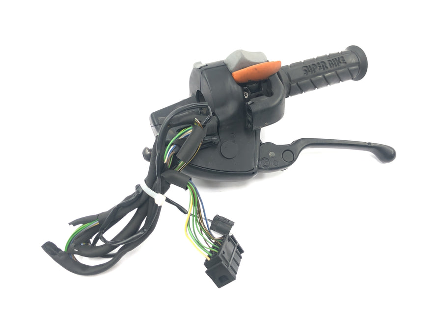 BMW R 1150 R R21 [2001] - Fixação guiador direito, unidade interruptor da bomba do travão de mão