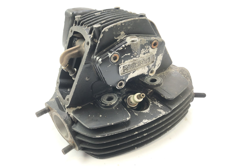 Cagiva Elefant 650 [1984] - Cabeça do cilindro na parte de trás