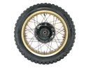 Yamaha XT 500 1U6 [1981] - Roda traseira com raios dourados 1,85 x 18" com freio a tambor-2