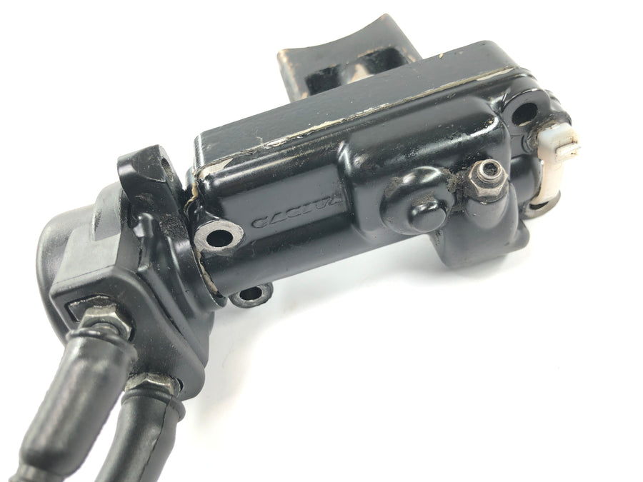 Cagiva Planet 125 [1998] - controle de exaustão com corrediça de exaustão de cabos Bowden