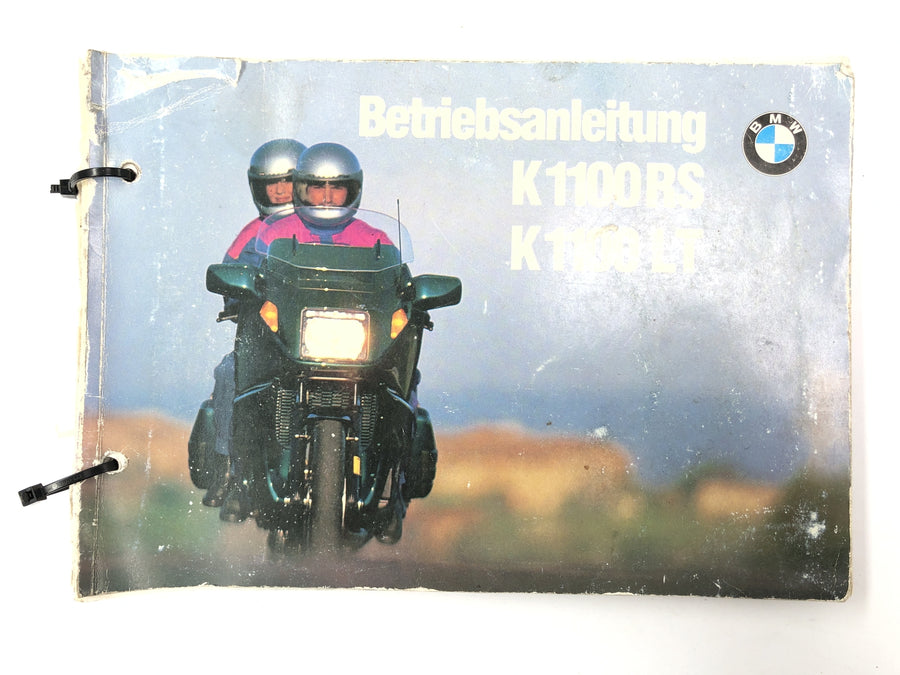 BMW K 1100 RS [1991] - Instruções operacionais para instruções operacionais
