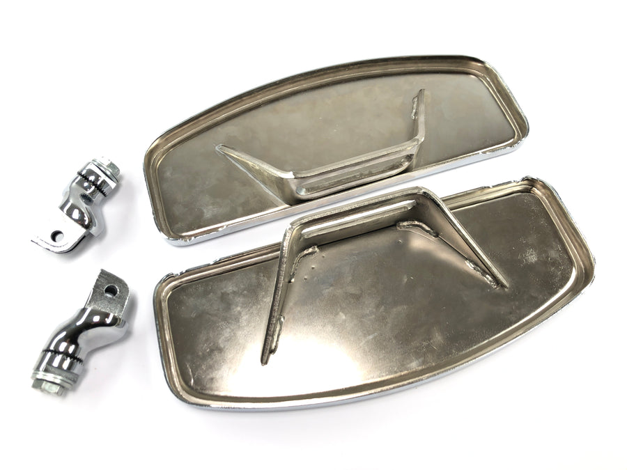 Suzuki M 800 Intruder - Conjunto de apoio para os pés da placa do estribo do motorista cromado