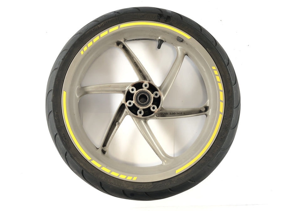 Cagiva Mito 125 EVO 8P [2000] - RIM da roda dianteira 3,00 x 17 "roda de aro de alumínio