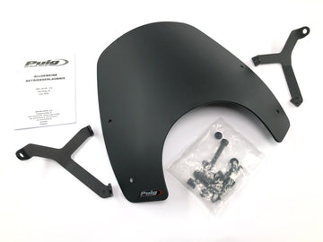 Kawasaki W 230 [2025] - Carenagem do pára-brisa preto com material adicional