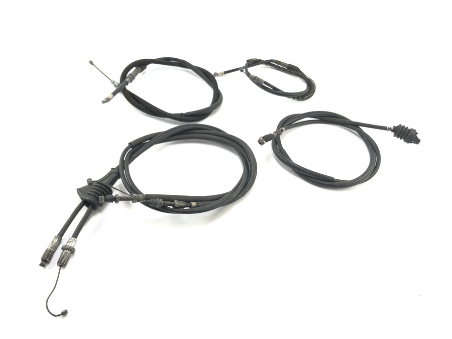 Yamaha XT 500 1U6 [1981] - BOWDEN CABEL Set do trem a gás Descompressão do trem da embreagem Freio de freio a cabo frontal frontal