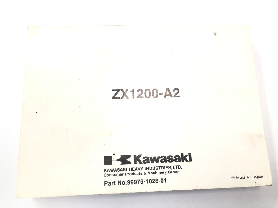 Kawasaki ZX 12 R ZXT20A [2001] - manual de instruções instruções de operação