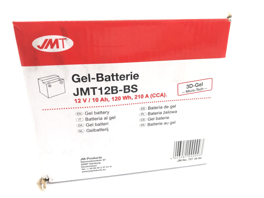 Ducati Monster S4R M4 [2004] - Bateria de gel de arranque 12V 10Ah JMT