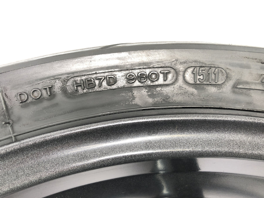 Triumph Street Triple R 675 D67LD [2010] - Hinterrad Rim Wheel Rad Pneus 5.5x17 "