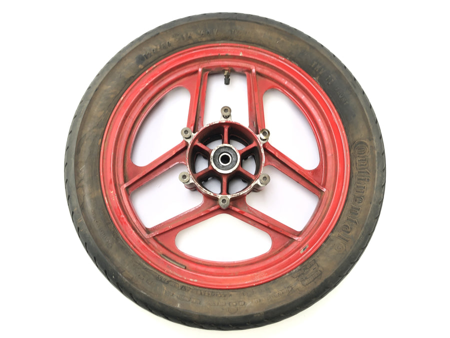 Kawasaki GPZ 1000 RX [1987] - Roda da borda da roda dianteira 2,50 x 16 "vermelho