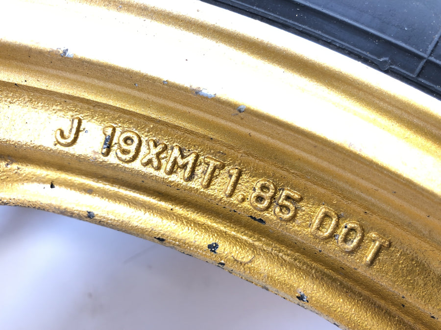 Yamaha XV 750 5G5 [1982] - Roda da borda da roda dianteira 1,85 x 19 "
