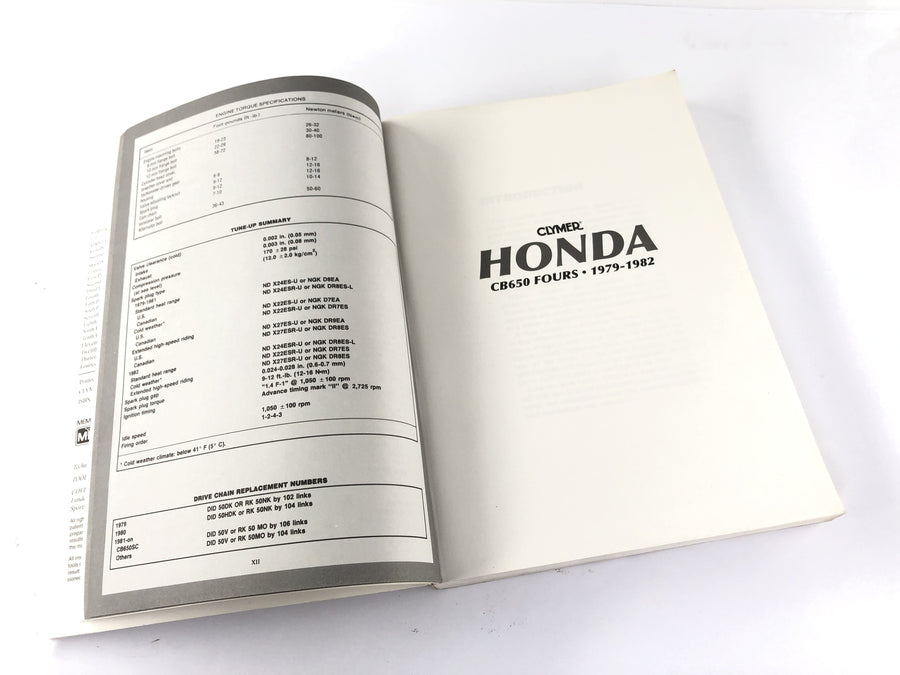 Honda CB 650 RC03 [1981] - Manual de reparo em inglês