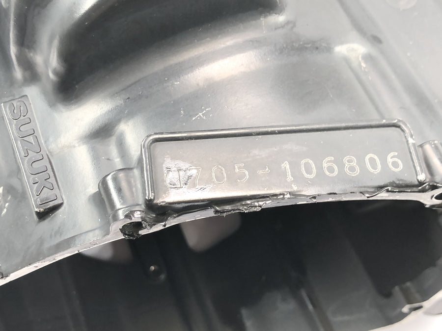 Suzuki GSX R 1100 GU74C [1987] - cárter vazio da carcaça do motor