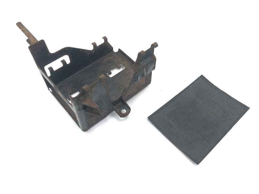 BMW R 100 GS 247E [1991] - Suporte caixa de bateria placa de retenção porta bateria