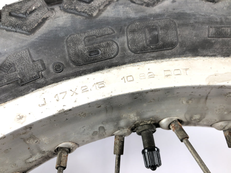 Honda XL 250 R MD03 [1993] - roda com raios do aro traseiro 2,15 x 17"
