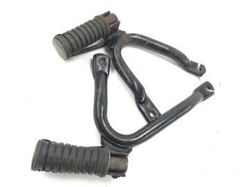 Yamaha XT 350 3yt / 55V [1990] - Pale -reecutive para os pés com o conjunto de setores de suporte
