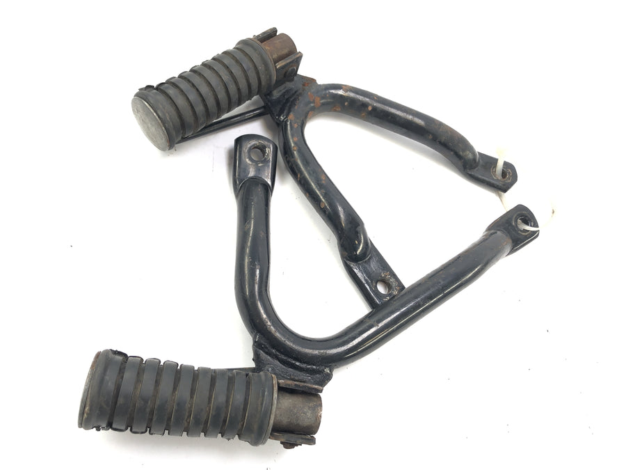 Yamaha XT 350 3yt / 55V [1990] - Pale -reecutive para os pés com o conjunto de setores de suporte