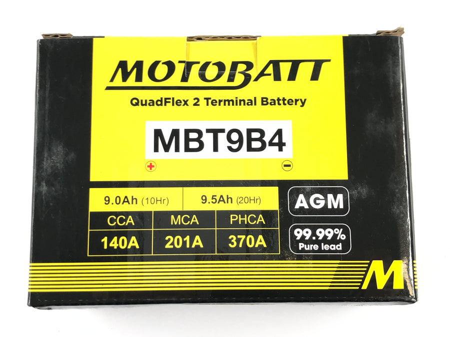 Vários modelos - bateria AGM bateria de arranque QuadFlex MBT9B4 livre de manutenção