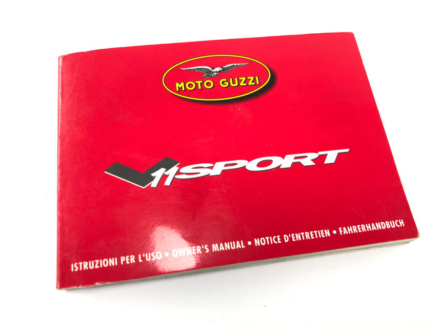 Moto Guzzi V11 Sport [1999] - Manual Manual do motorista Manual do usuário