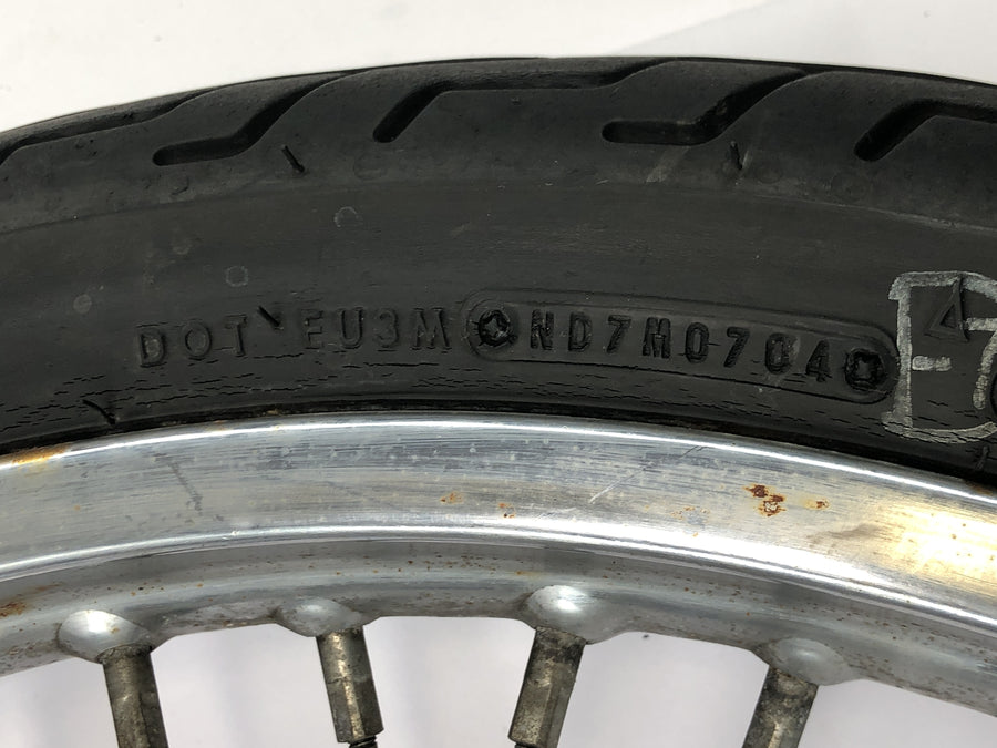 Kawasaki VN 800 VN800A [1996] - cubo do pneu do aro da roda dianteira completo 21 x 18,5"