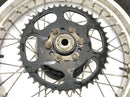 Yamaha XT 350 3yt / 55V [1990] - borda da roda traseira com roda de corrente na parte traseira-3