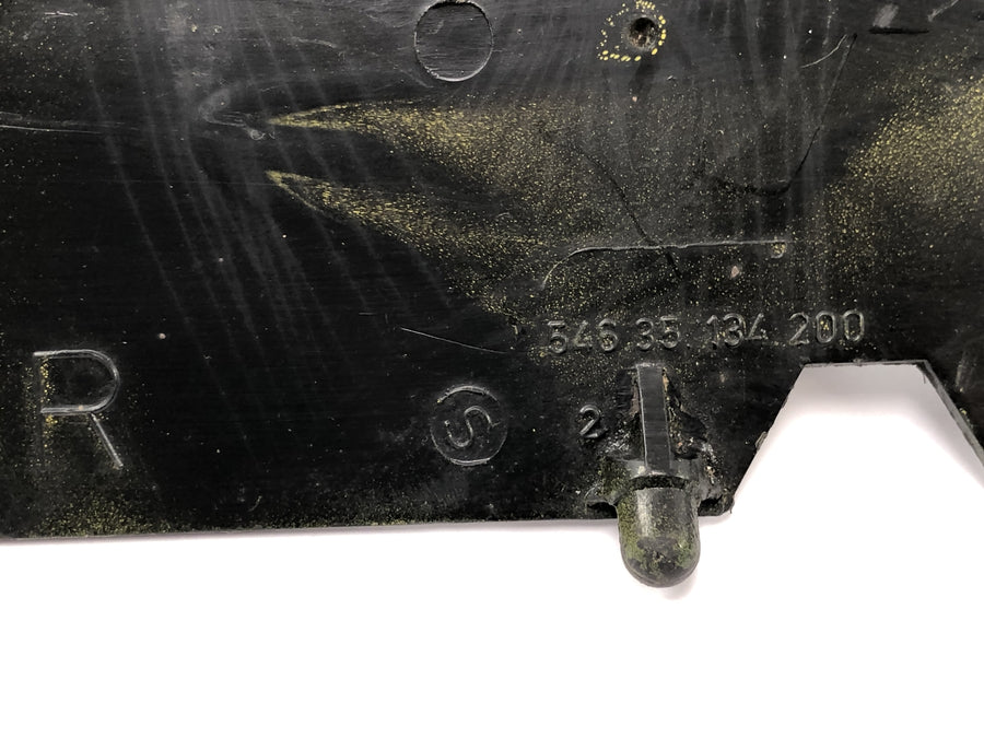 Sachs ZX 125 [1998] - Painel do duto de ar da grade do radiador do duto de ar preto