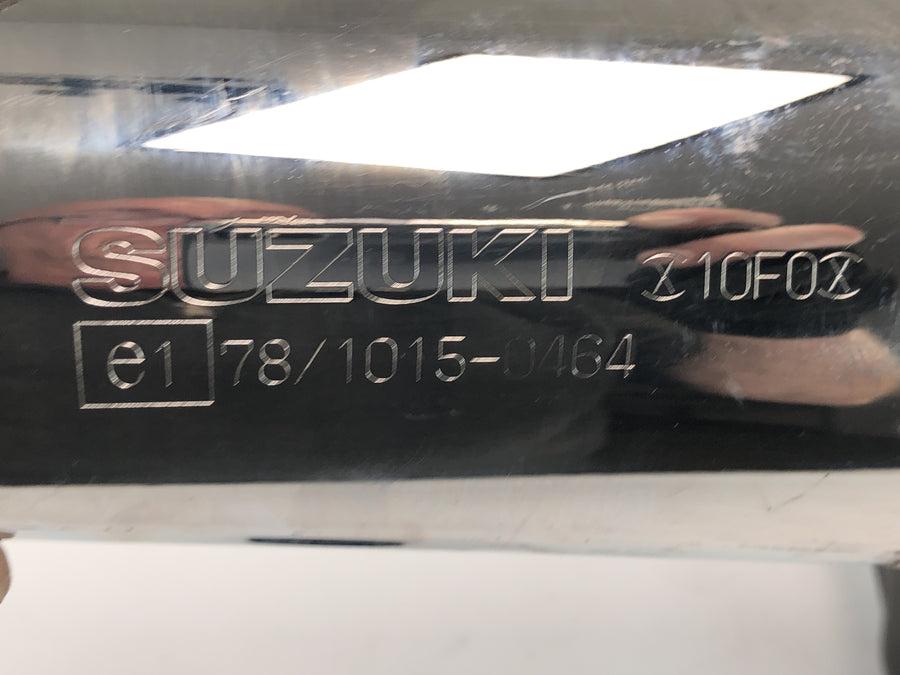 Suzuki Intruder VL 1500 AL [2000] - Silenciador de escape traseiro, silenciador cromado dianteiro
