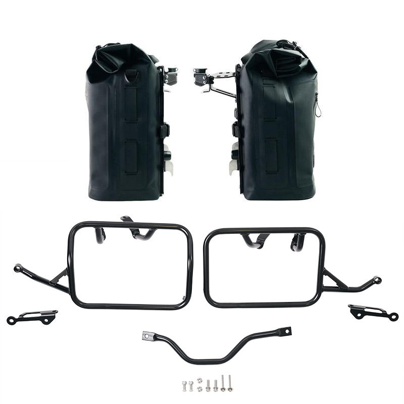 BMW R 12 G/S [2025-2026] - Zwei Khali TPU-Seitentaschen 35 l – 45 l + Paar Aluminiumplatten + BMW R12 G/S-Rahmen