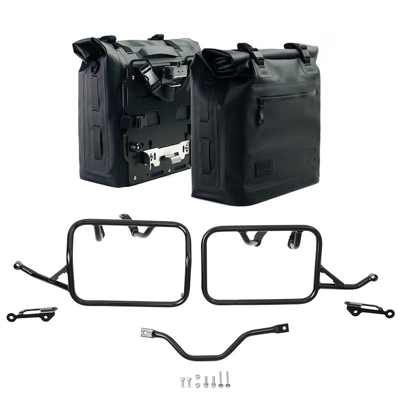 BMW R 12 G/S [2025-2026] - Zwei Khali TPU-Seitentaschen 35 l – 45 l + Paar Aluminiumplatten + BMW R12 G/S-Rahmen