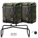 BMW R nineT 1200 Urban G/S (hoher Auspuff) [2017-2023] - Zwei 22-30-Liter-Scram-Seitentaschen aus Segeltuch + doppelter NineT-Rahmen