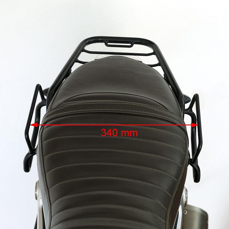 BMW R nineT 1200 Racer [2017-2020] - Zwei Seitentaschen Scram in Canvas 22L-30L + doppelter symmetrischer -Rahmen