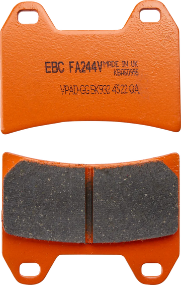 ZERO S ZF14.4 ABS Naked Street Power Tank [EBC] – Halbgesinterte „V“-Bremsbeläge vorne