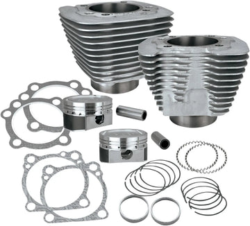 Harley-Davidson Xlh 1200 Sportster [1992, 1994] - 1200cc Umrüstsatz für XL883 – Oberfläche: Silber, Pulverbeschichtet – Bild 1