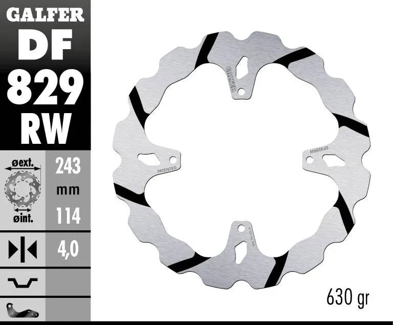 Tm Racing SMX 450 FI Competition [2012-2013] - BREMSSCHEIBE FIXED WAVE GROOVED OVERSIZE – Bild 2