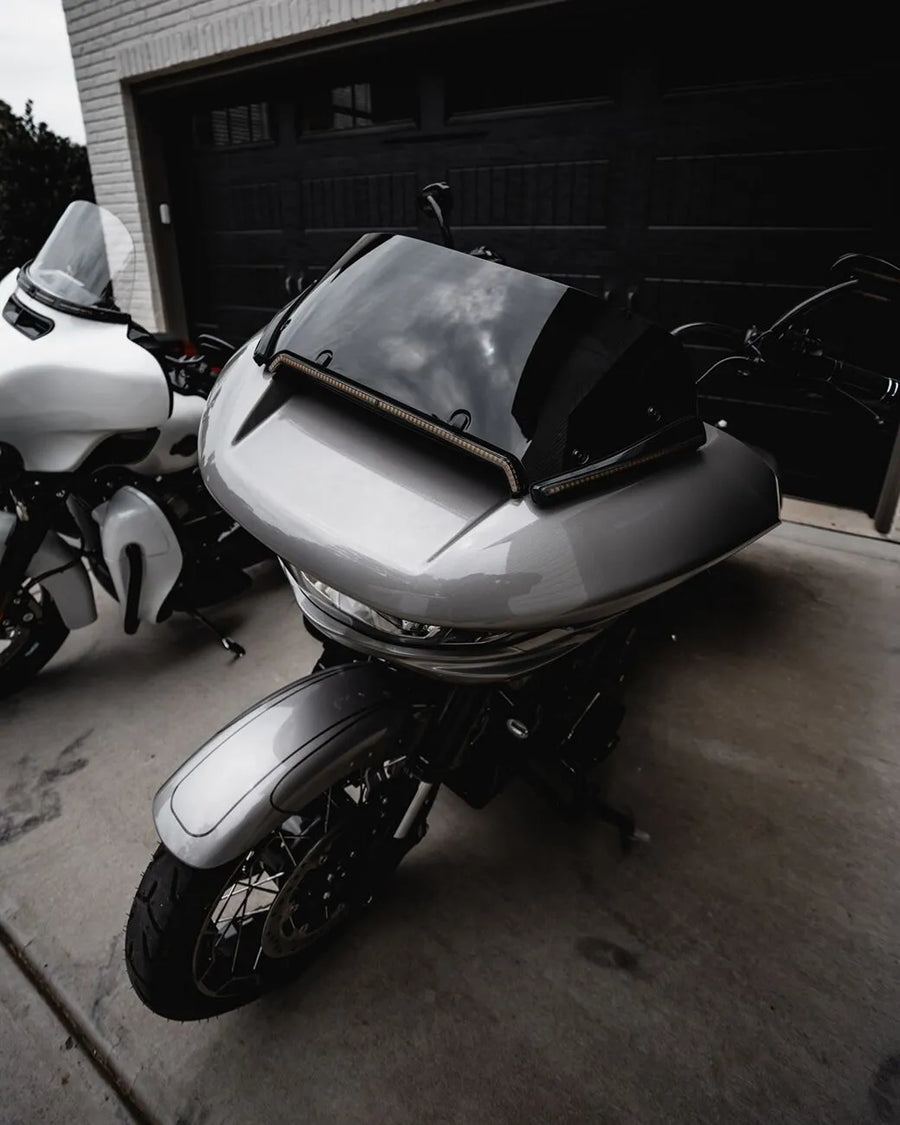 harley-davidson road glide st [CUSTOM DYNAMICS] - Tampa de ventilação da carenagem com indicadores