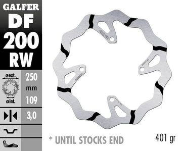 Kawasaki Klx 450 R [2012-2013, 2017-2018, 2019-2024] - DISCO DE FREIO FIXO WAVE GROOVED OVERSIZE – Foto 2