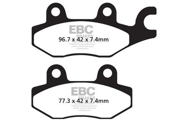 Aprilia SR 125 [EBC] - Pastilhas de freio de metal sinterizado série FA-HH