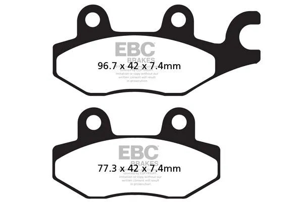Aprilia RS 660 [EBC] – Pastilhas de freio de metal sinterizado série FA-HH