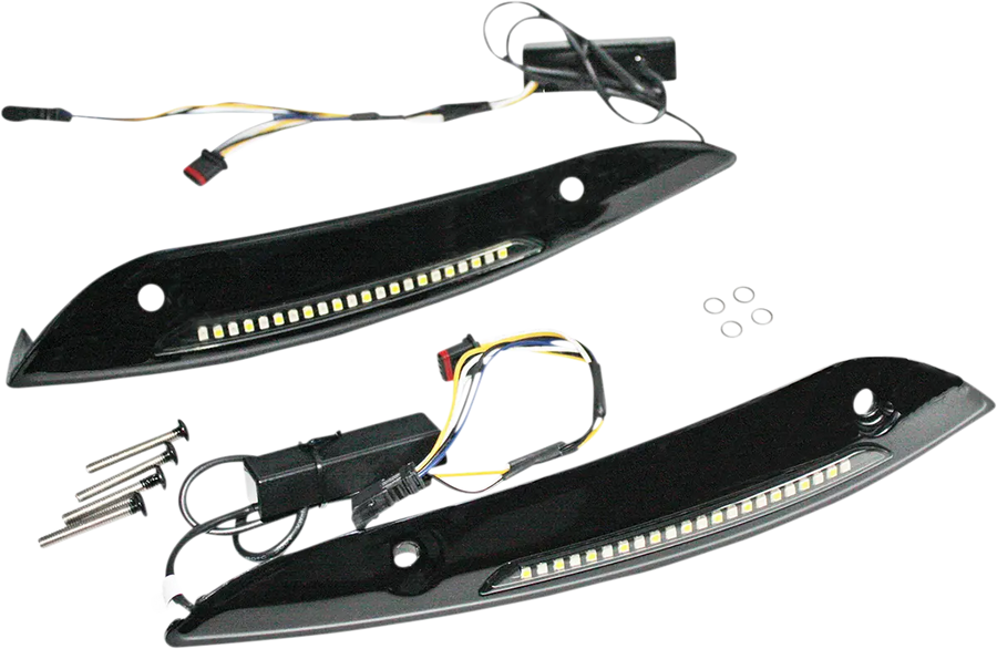 harley-davidson road glide st [CUSTOM DYNAMICS] - Faixa de pára-brisa Genesis® 4 Dynamic LED Road Glide®
