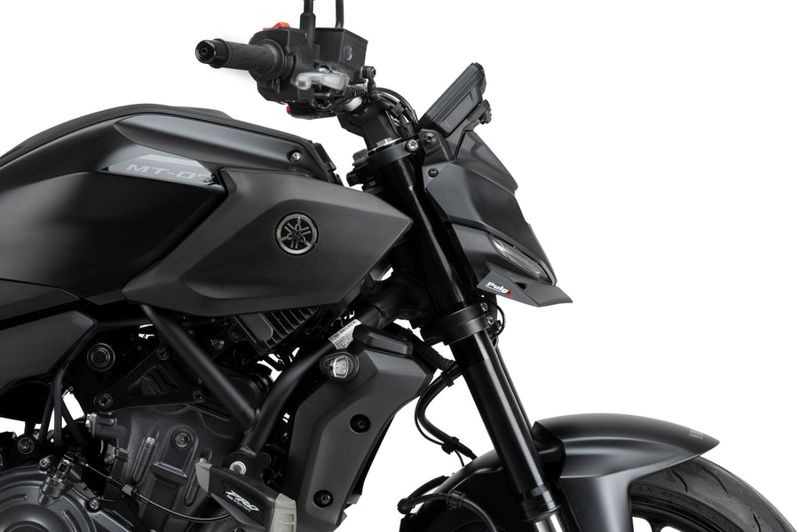 YAMAHA MT-07 Y-AMT [2025] – Spoiler dianteiro do pára-brisa com carenagem nua