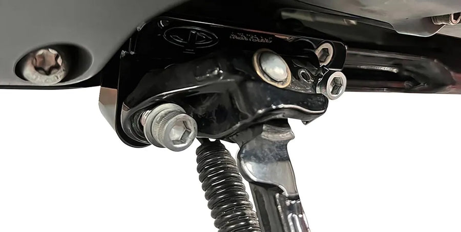 harley davidson flfb [PAUL YAFFE BAGGER NATION] – suporte lateral do bloco de montagem