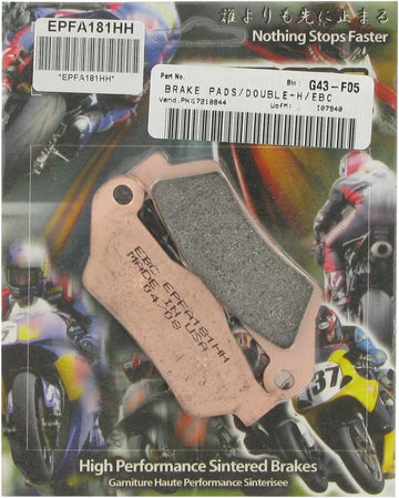 ducati monster 620 [EBC] – Pastilhas de freio “EPFA” sinterizadas de desempenho extremo